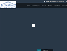 Tablet Screenshot of jamestownestatehomes.com